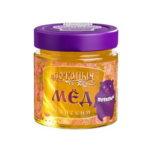 Мёд натуральный ПОТАПЫЧЪ майский 250 гр